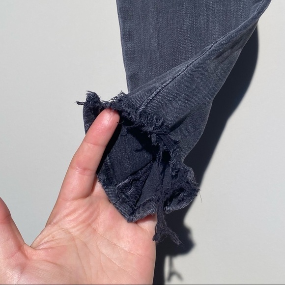 FRAME Le High Skinny Denim Jeans in Streep Charcoal Gray, 27 - Picture 5 of 16